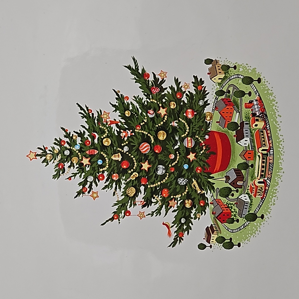 VTG Pfaltzgraff Christmas Heritage Oval Serving Platter - Picture 2 of 7